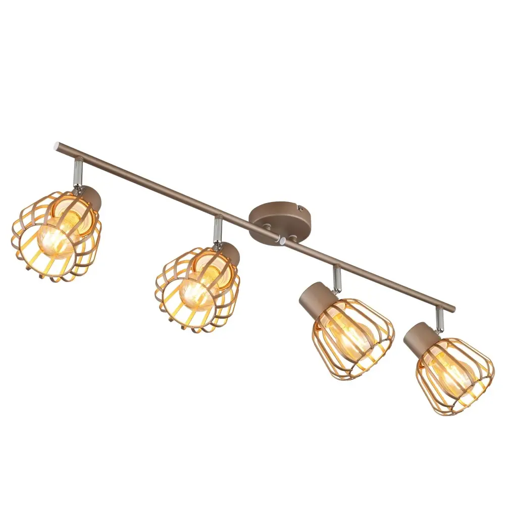 1. spot lampa Globo Olin 54663-4 tamno braon
