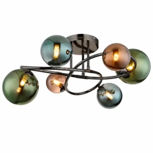 1. Plafonjera Globo Riha 56142-6D siva šarena