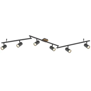 1. spot lampa Globo Robby 57910-6G grafit