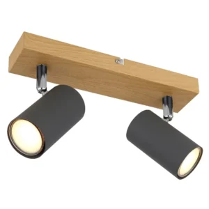 1. spot lampa Globo Robby 57911-2G grafit