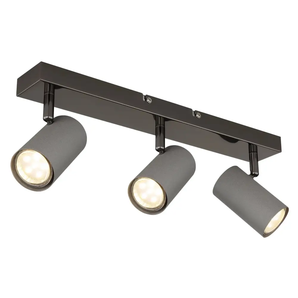 1. spot lampa Globo Robby 57911-3S siva