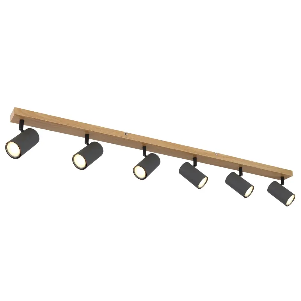 1. spot lampa Globo Robby 57911-6DG grafit