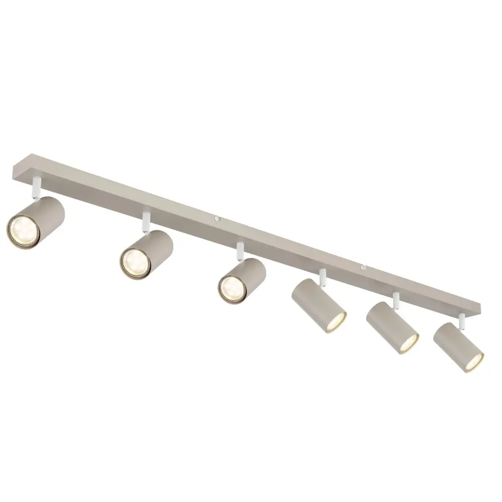1. spot lampa Globo Robby 57911-6DSA siva