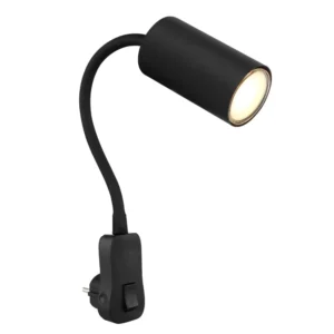 1. zidna lampa Globo Robby 57911DPB crna