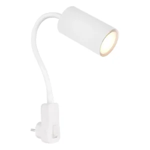1. zidna lampa Globo Robby 57911DPW bela