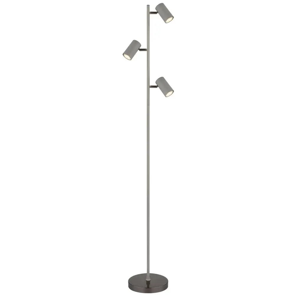 1. podna lampa Globo Robby 57911SS siva