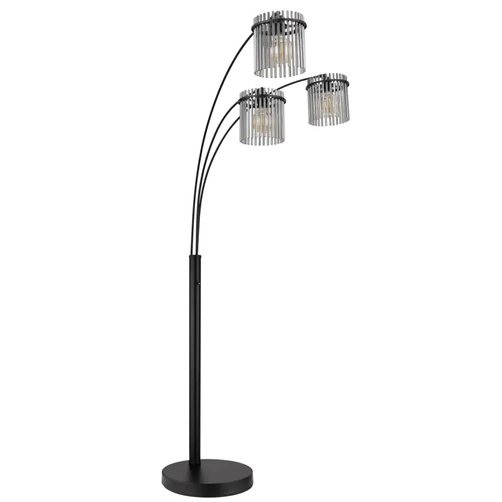 2. podna lampa Globo Gorley 15698-3S crna