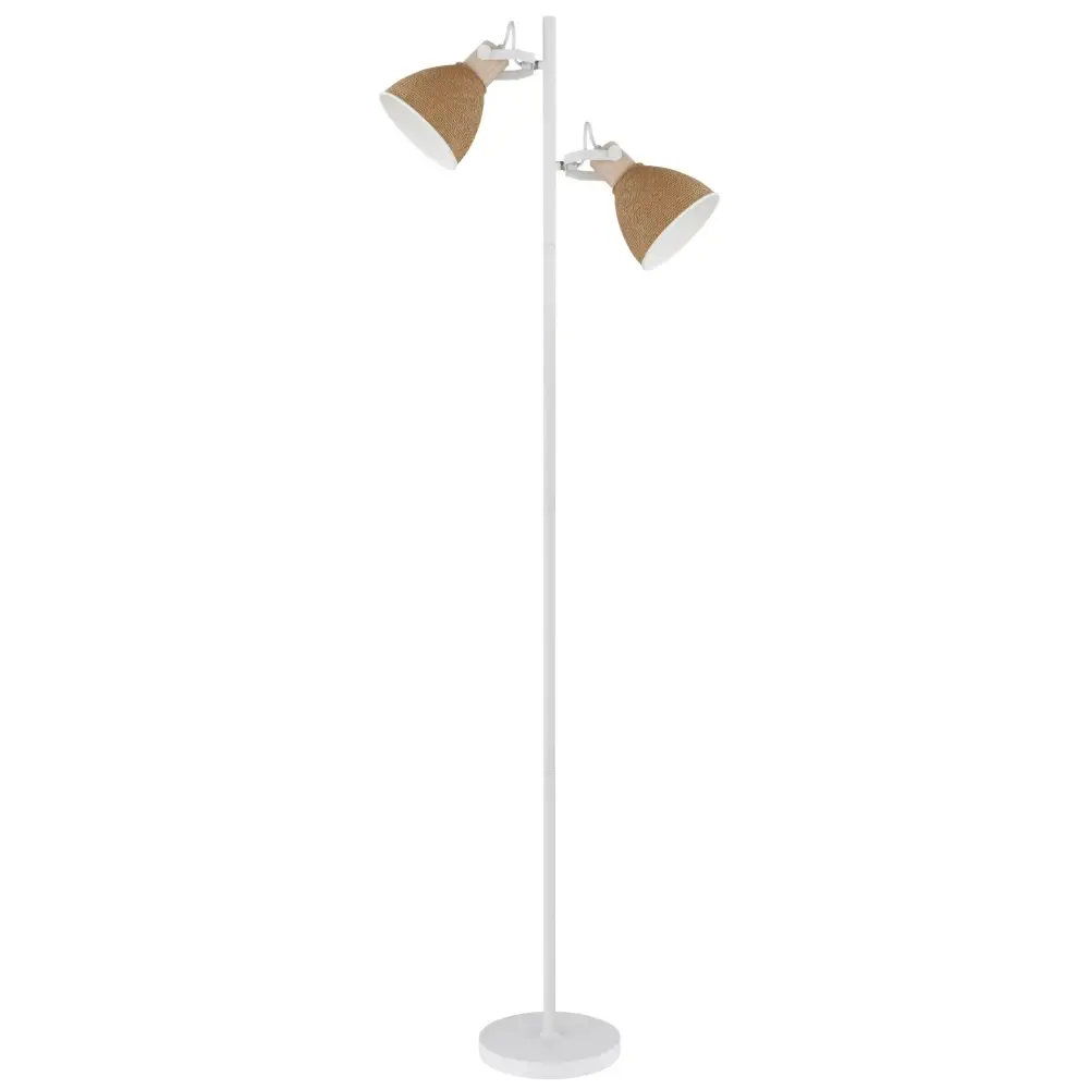 2. podna lampa Globo Lyndon 16466-2S bela