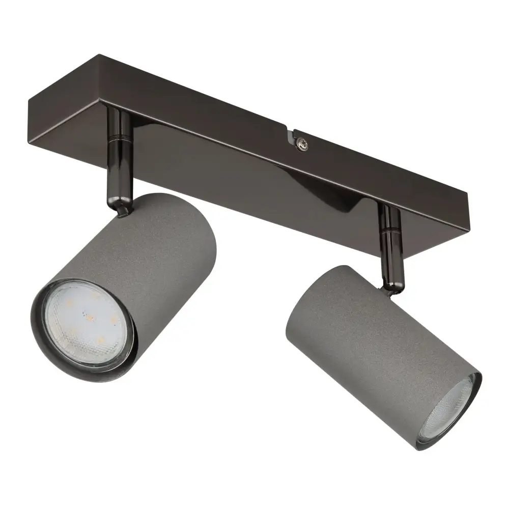 2. spot lampa Globo Robby 57911-2S siva