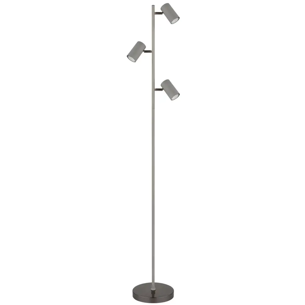 2. podna lampa Globo Robby 57911SS siva