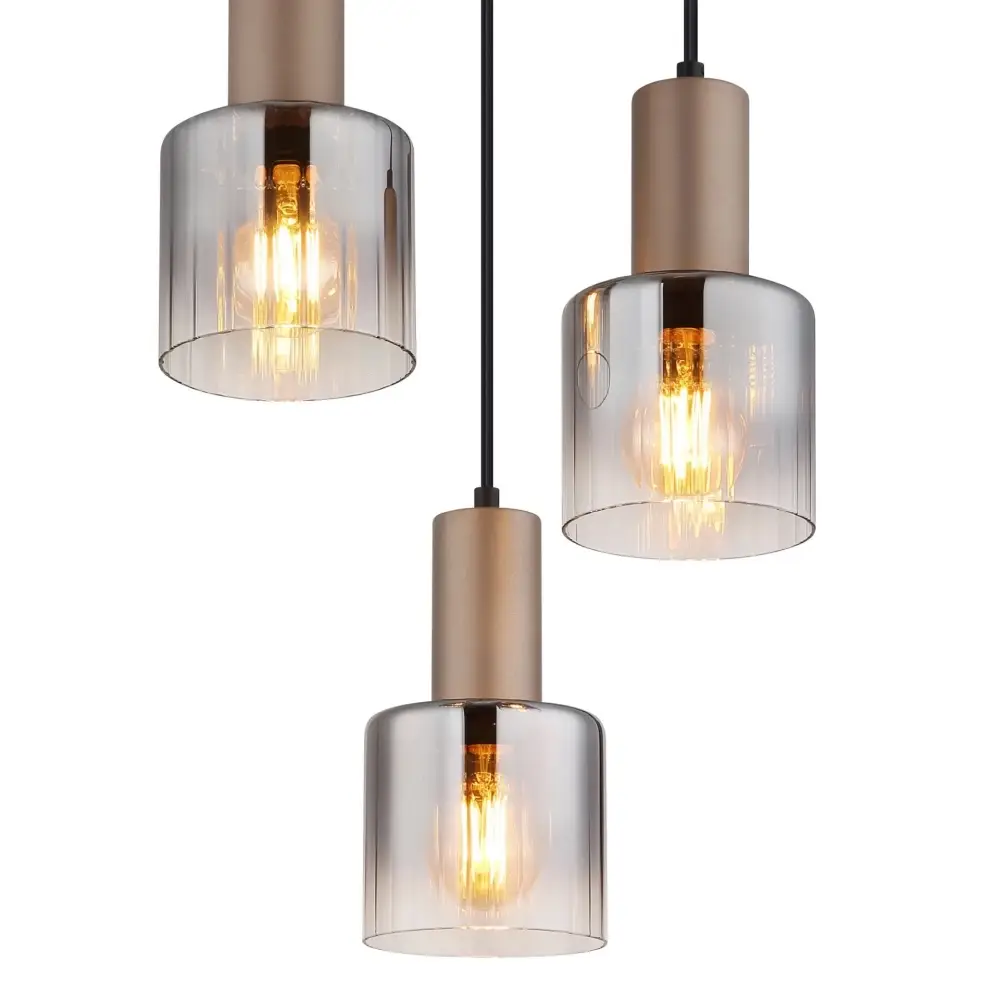 3. visilica Globo Walton 54318-3HR tamno braon