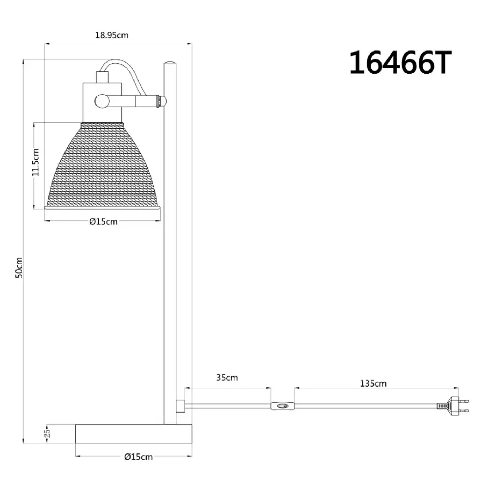3. podna lampa Globo Lyndon 16466T bela