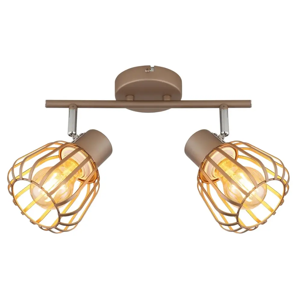 3. spot lampa Globo Olin 54663-2 tamno braon