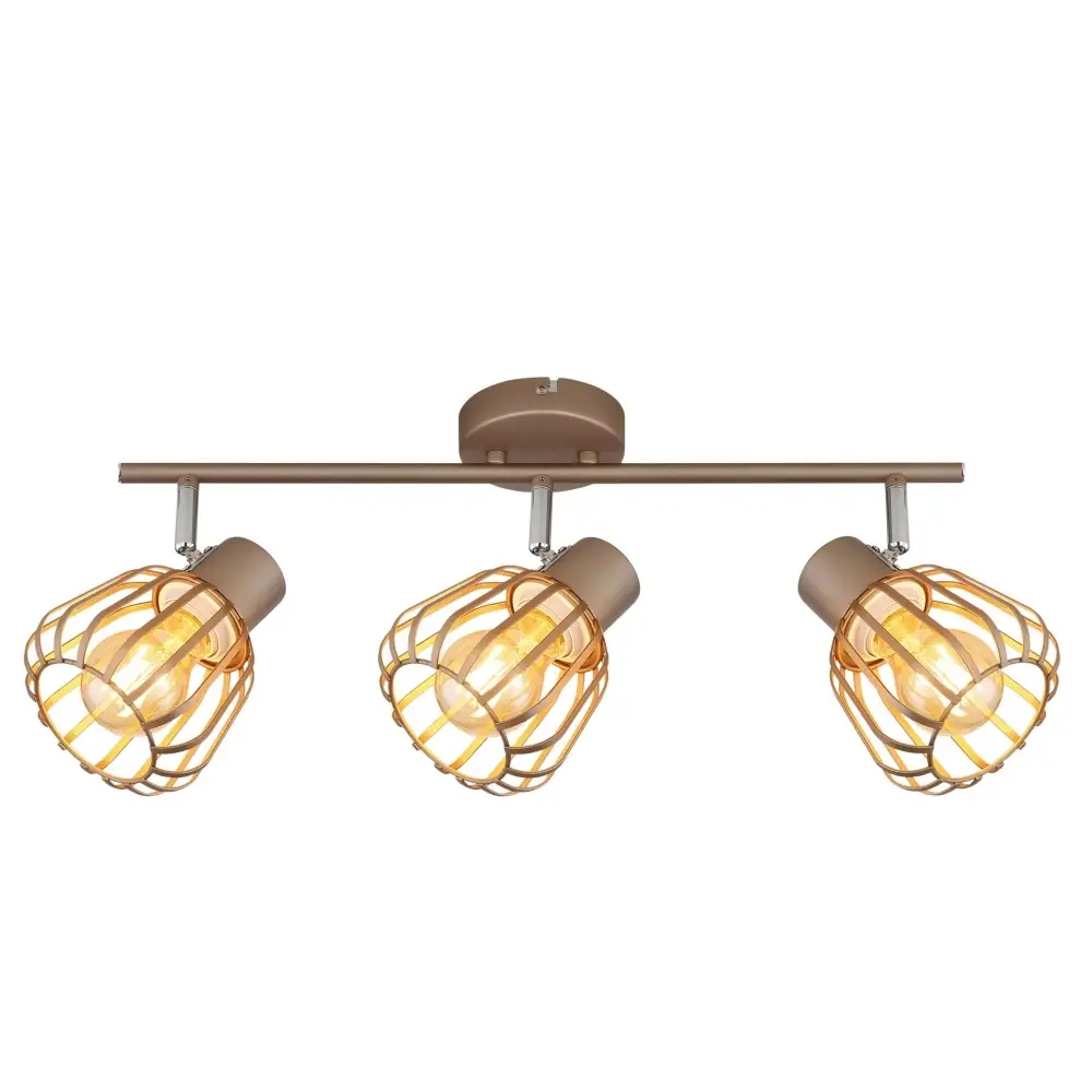 3. spot lampa Globo Olin 54663-3 tamno braon