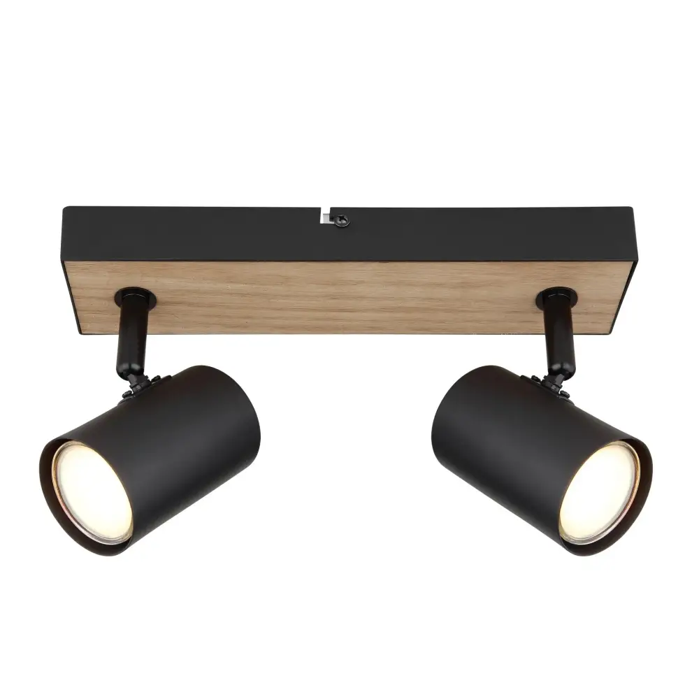 3. spot lampa Globo Robby 57911-2BW crna