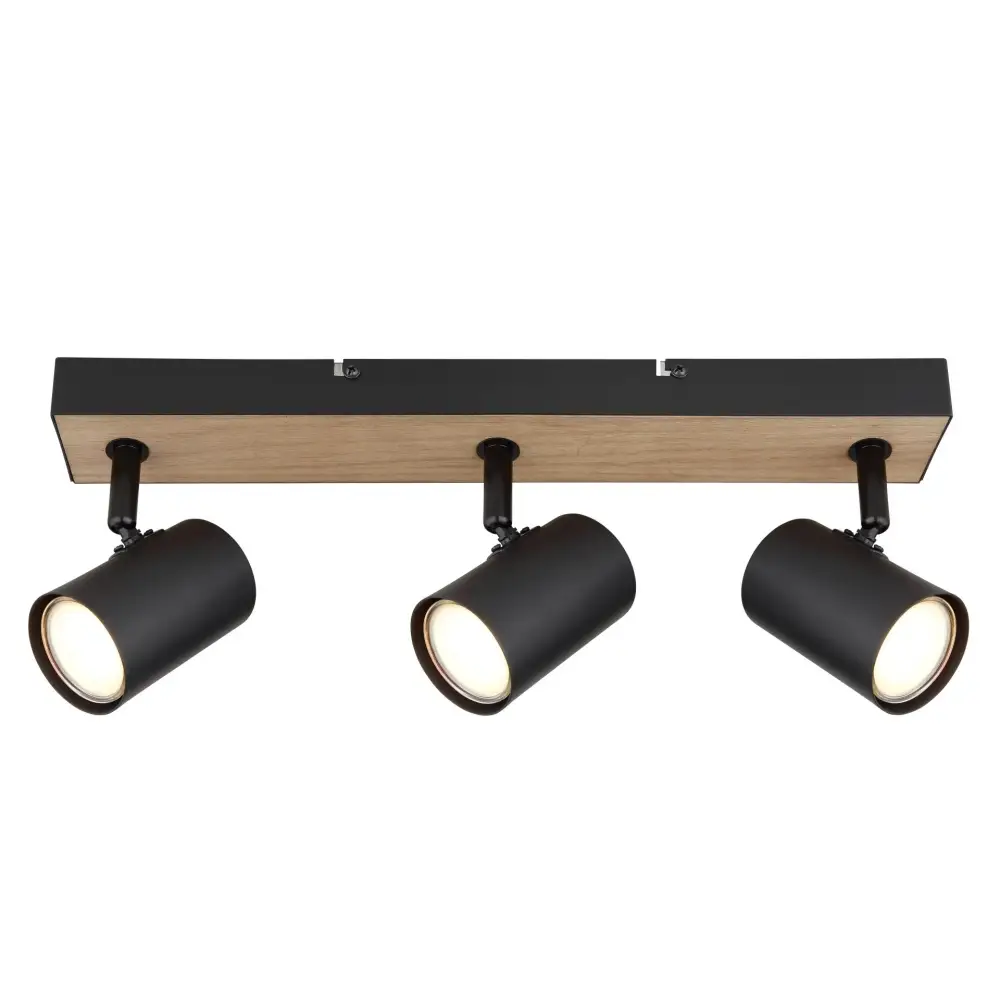3. spot lampa Globo Robby 57911-3BW crna