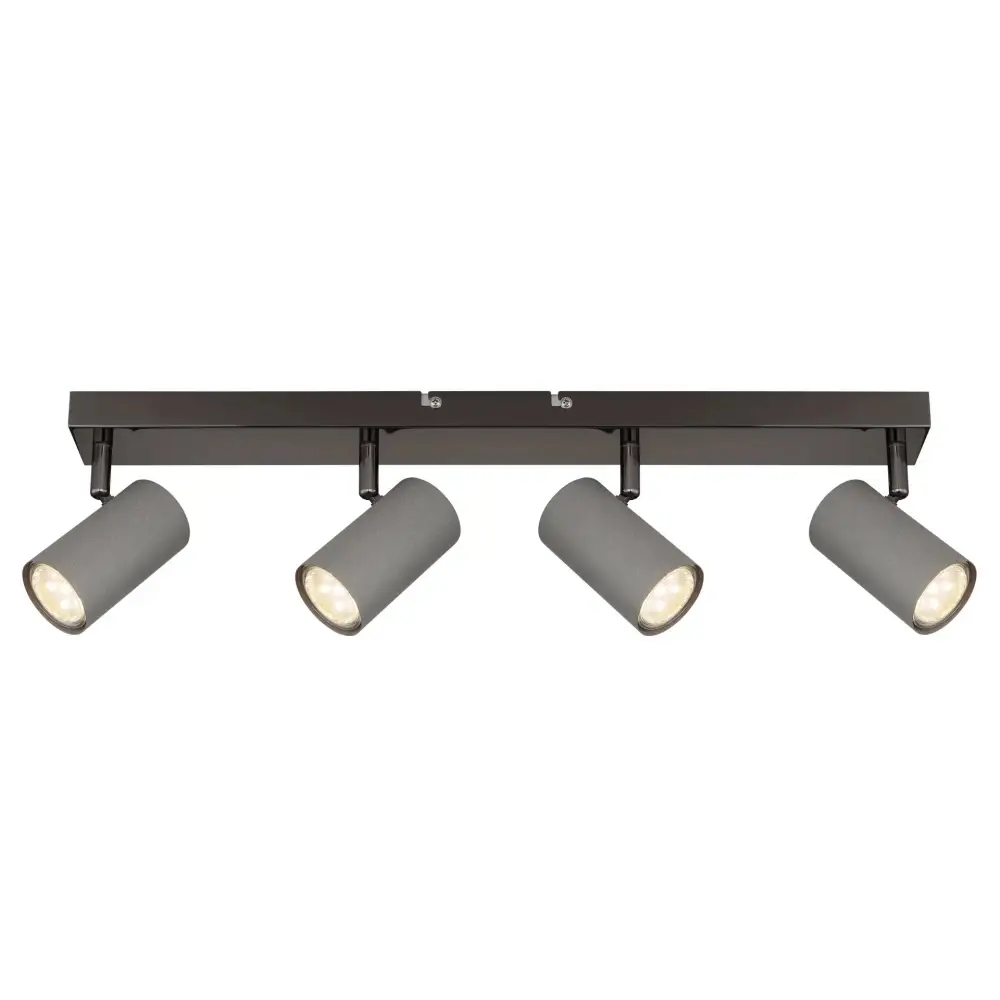 3. spot lampa Globo Robby 57911-4S siva