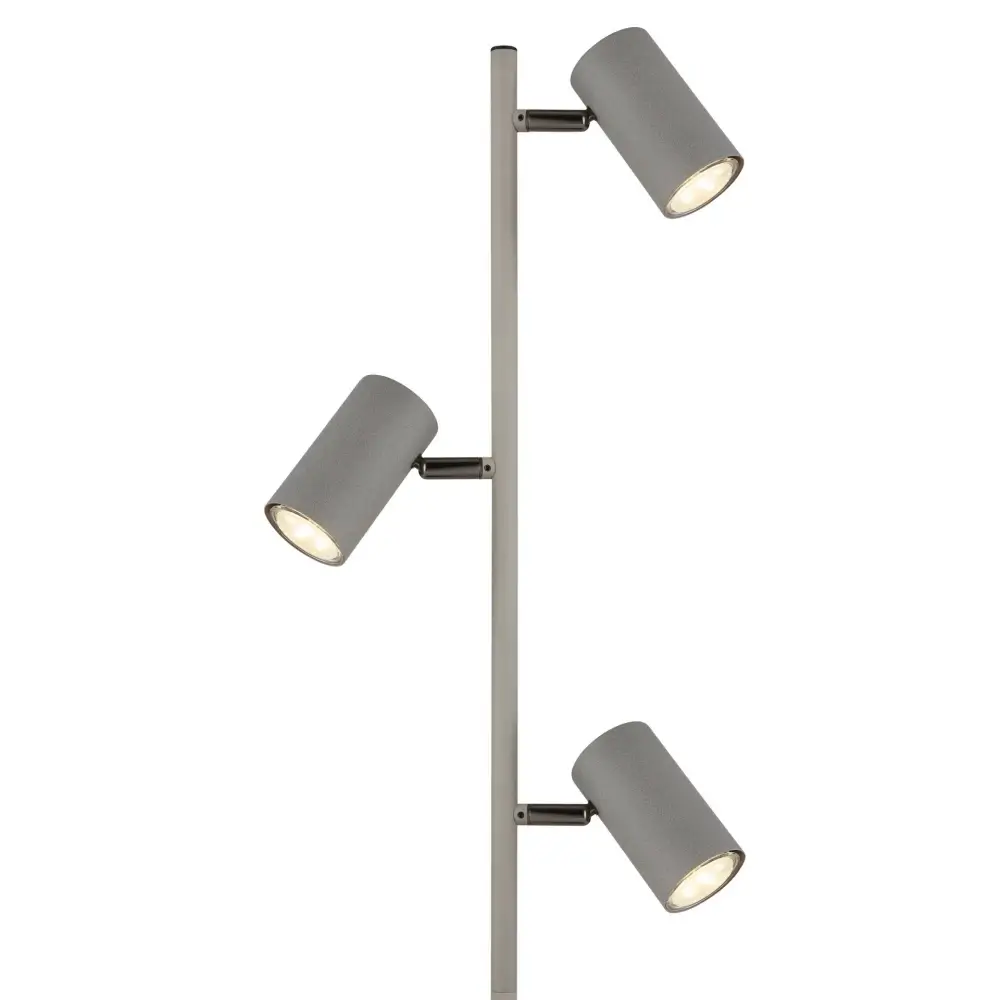3. podna lampa Globo Robby 57911SS siva