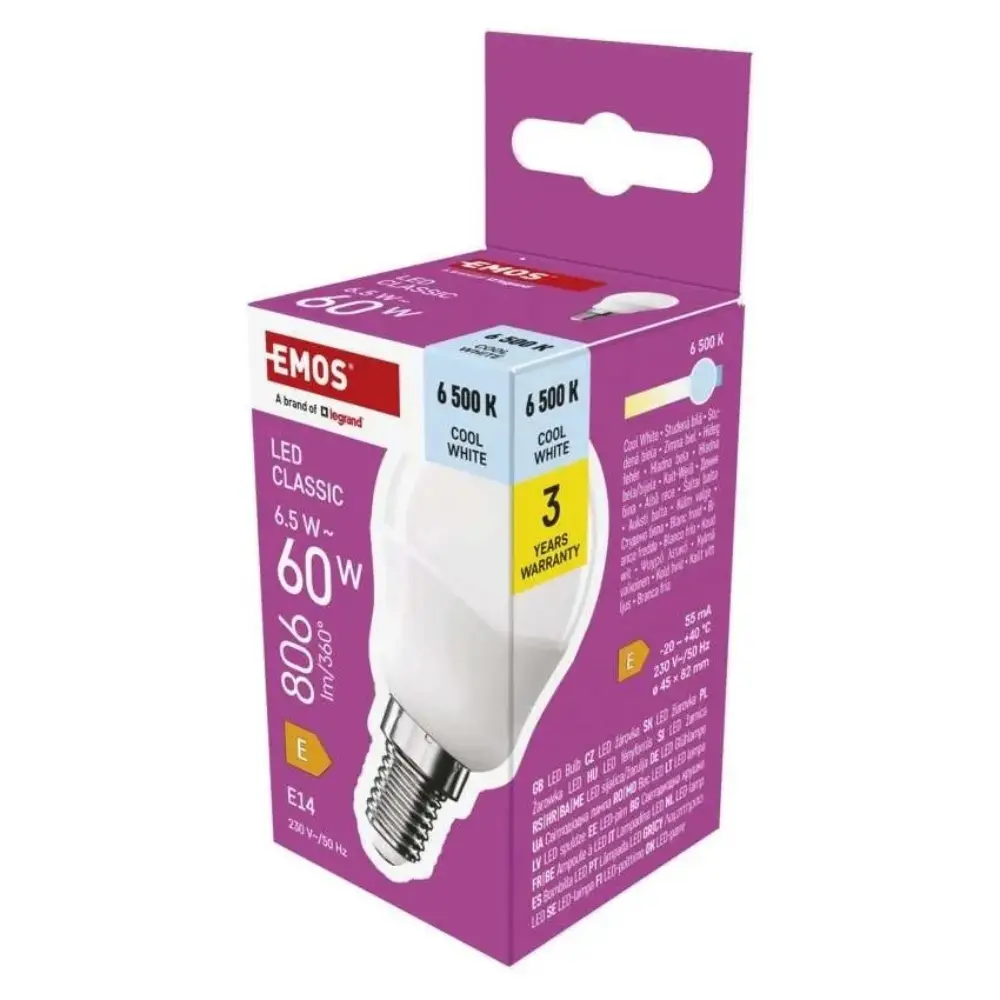 3. LED sijalica Emos ZQ1E44 6500K