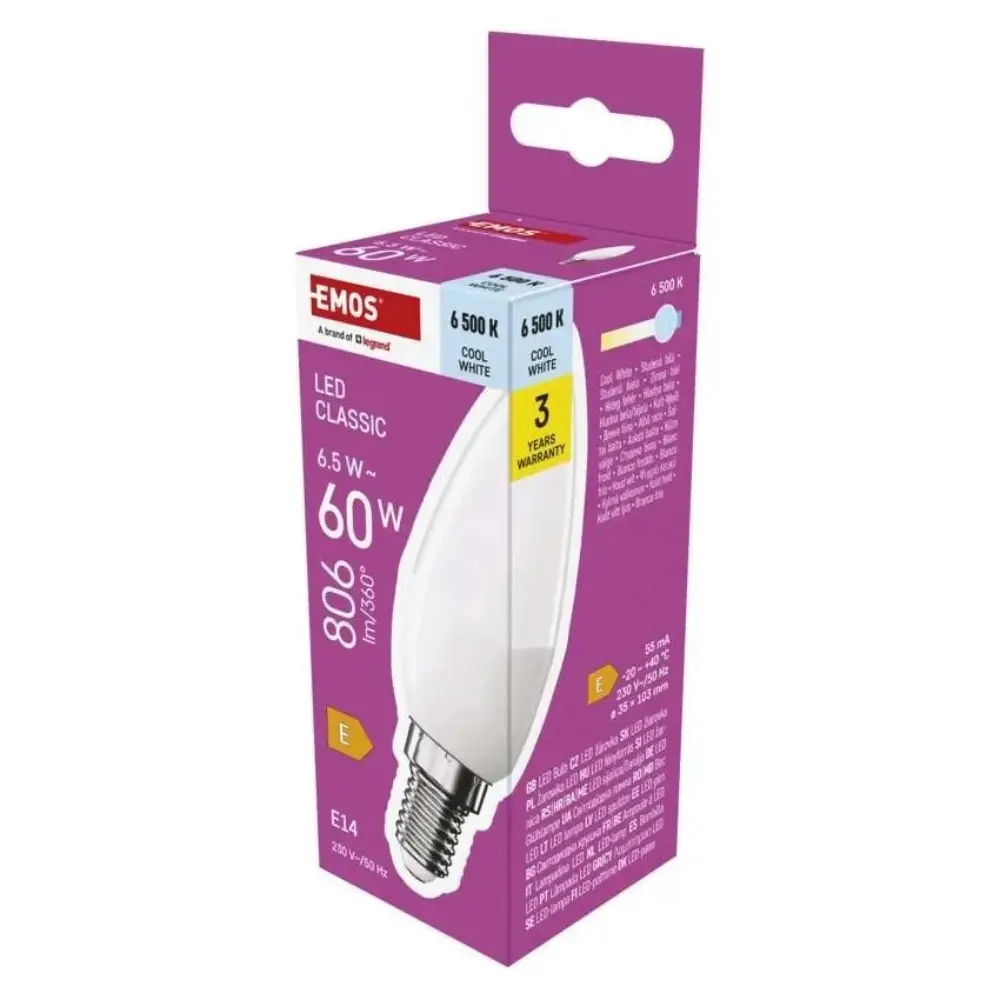 3. LED sijalica Emos ZQ3E44 6500K