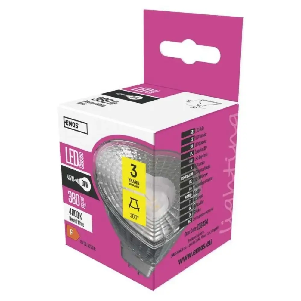 3. LED sijalica Emos ZQ8434 4000K 12V