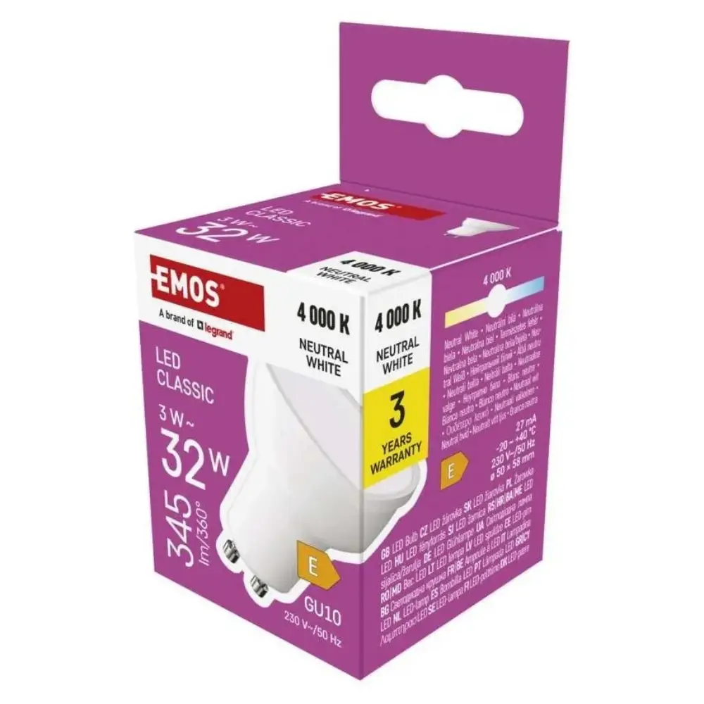3. LED sijalica Emos ZQ8E13 4000K
