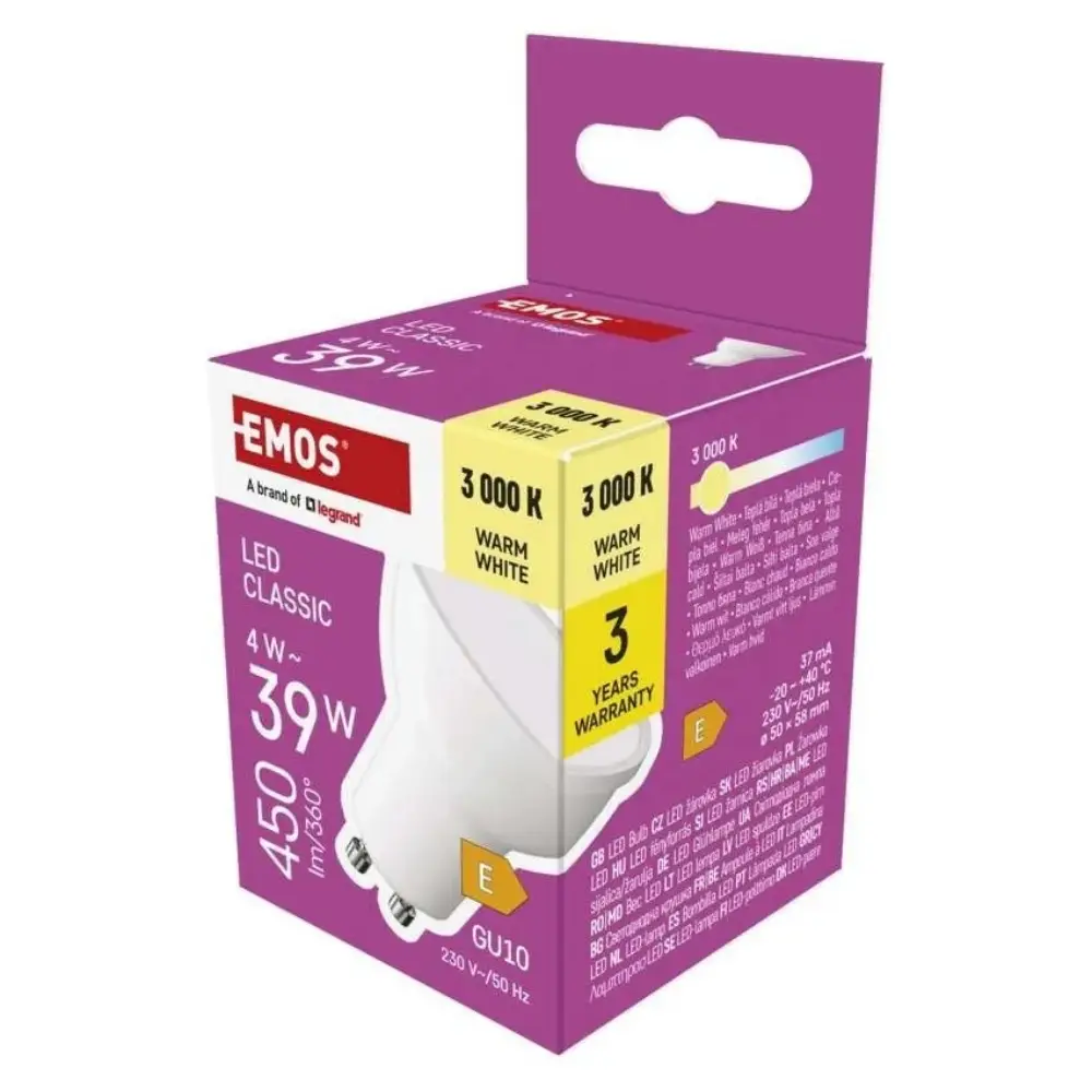 3. LED sijalica Emos ZQ8E22 3000K