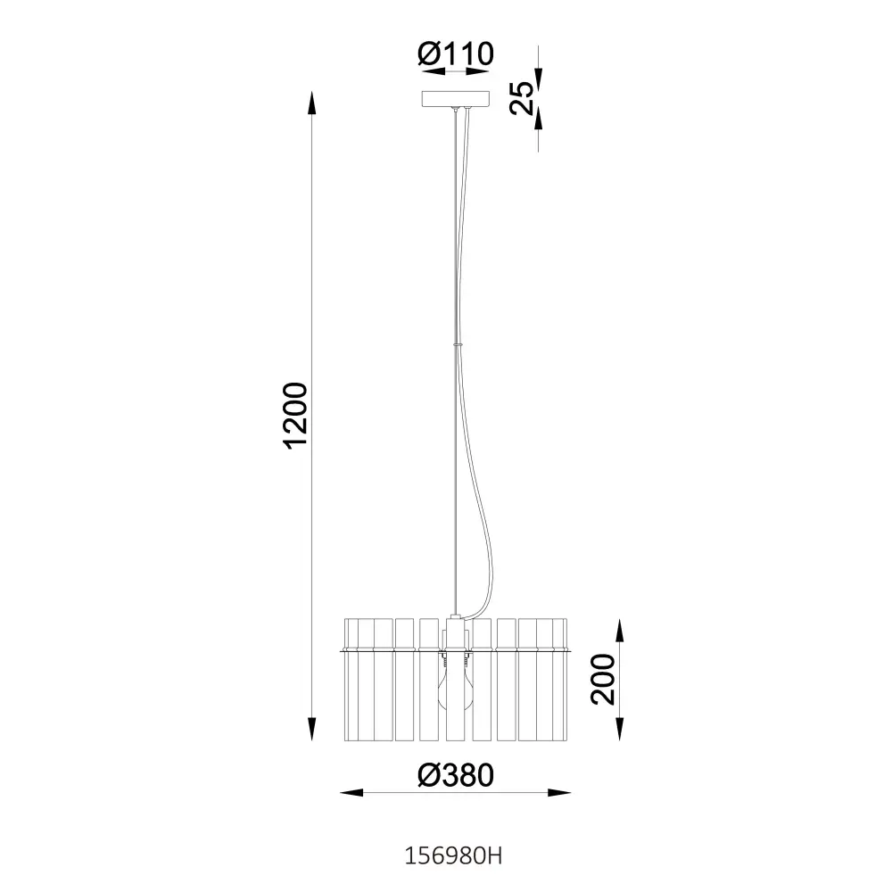 4. visilica Globo Gorley 156980H crna