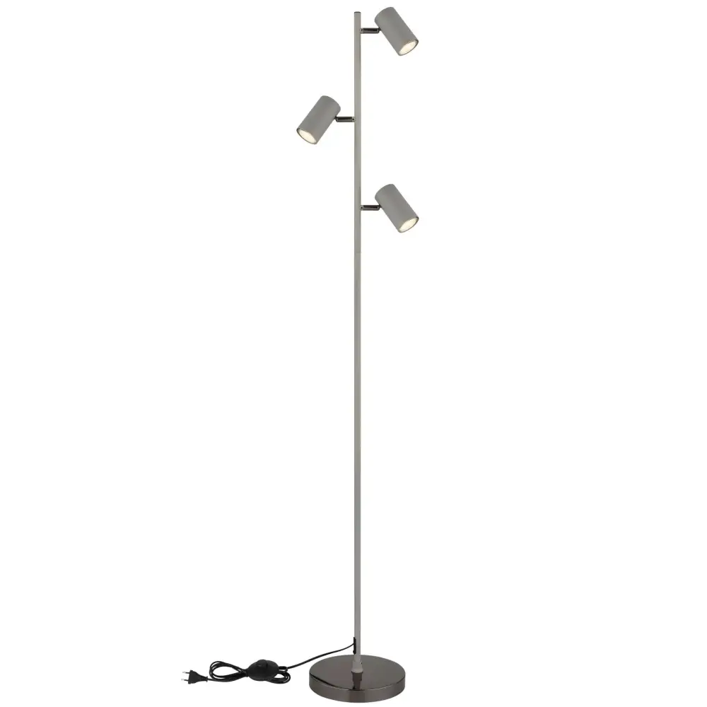 4. podna lampa Globo Robby 57911SS siva