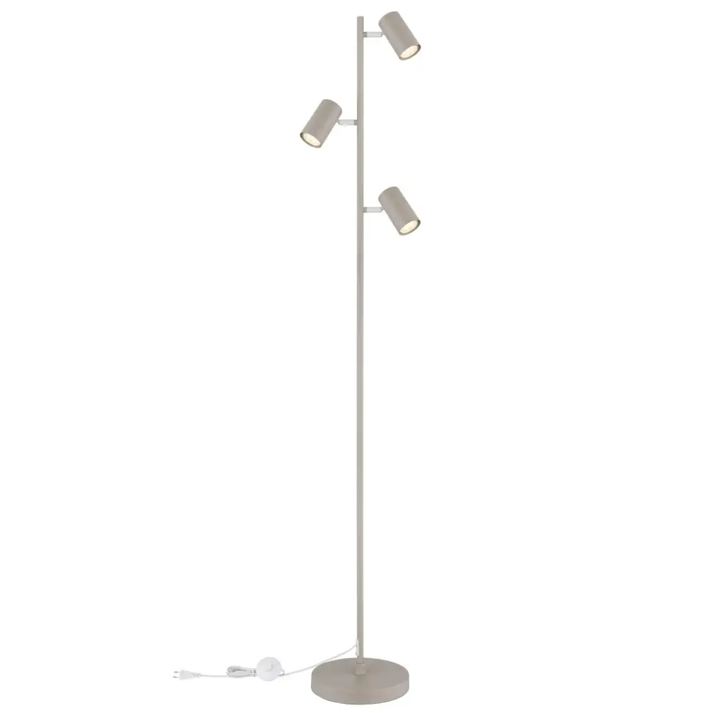 4. podna lampa Globo Robby 57911SSA siva