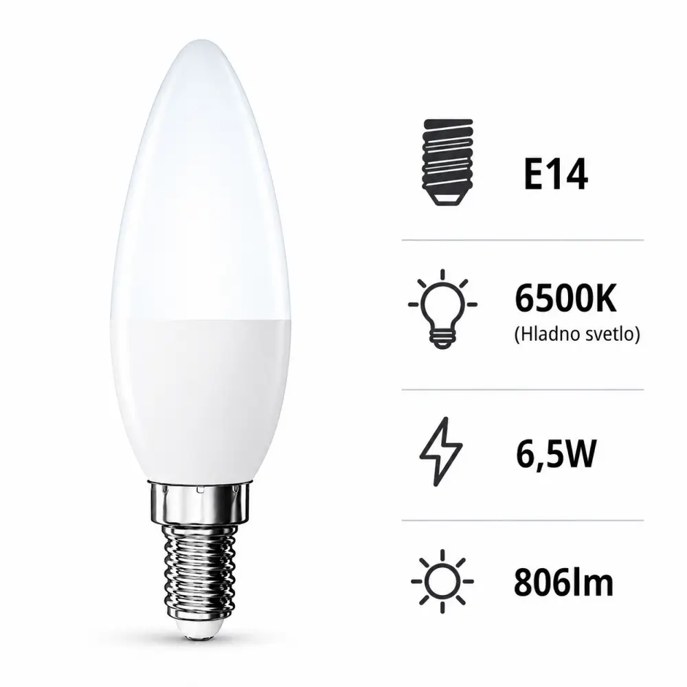 5. LED sijalica Emos ZQ3E44 6500K