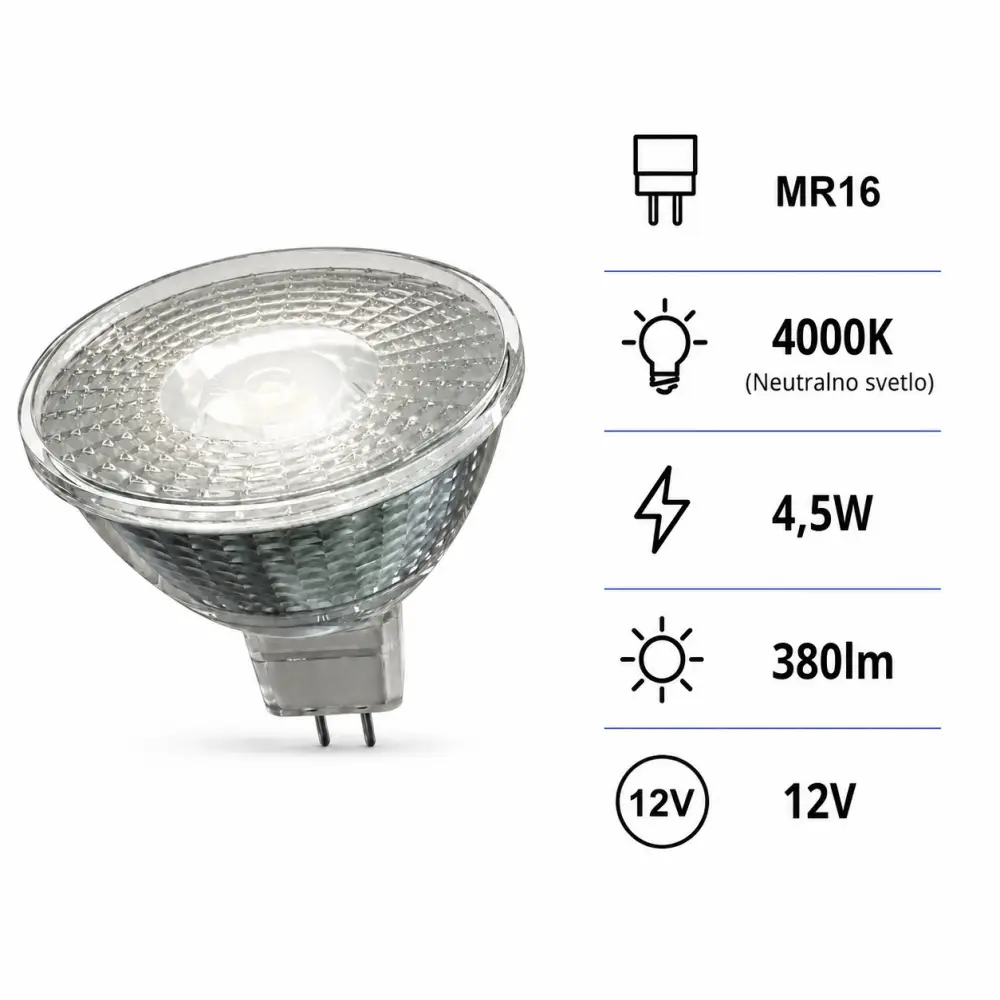 5. LED sijalica Emos ZQ8434 4000K 12V