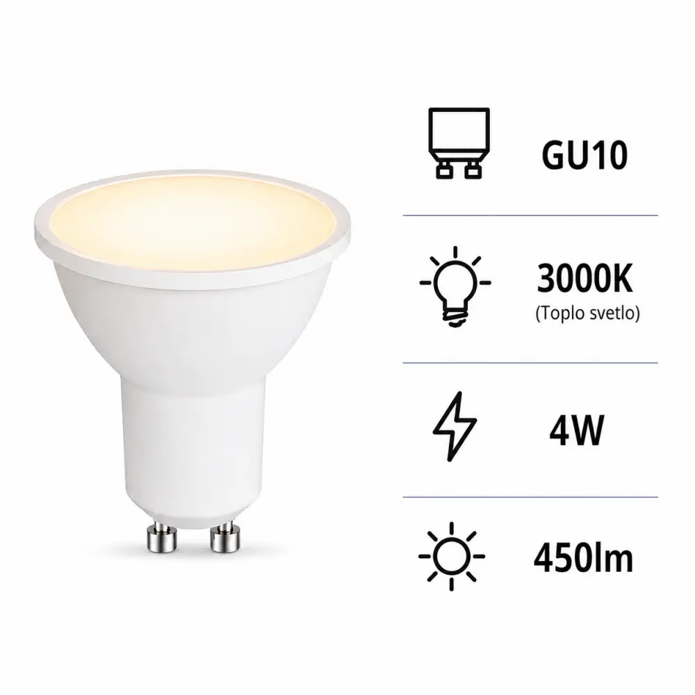 5. LED sijalica Emos ZQ8E22 3000K