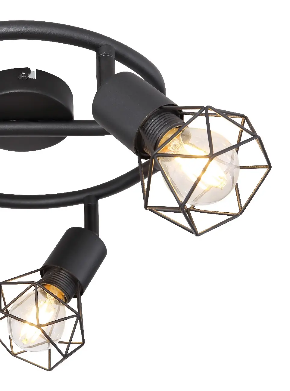 spot lampa Globo Xara 54802S-3 crna (detalj)