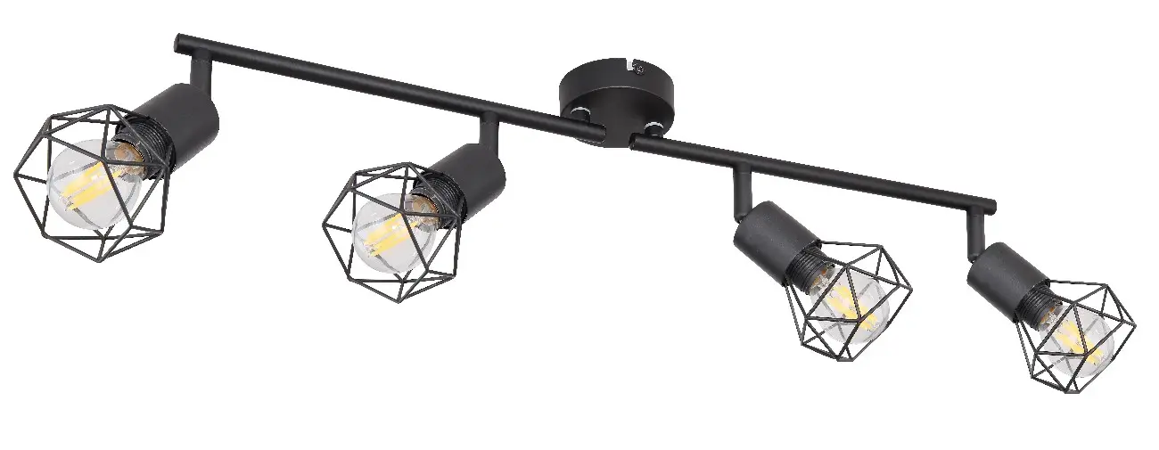 spot lampa Globo Xara 54802S-4 crna (ugašena)