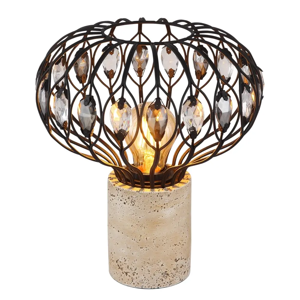 1. stona lampa Globo Dorthy 15778T siva