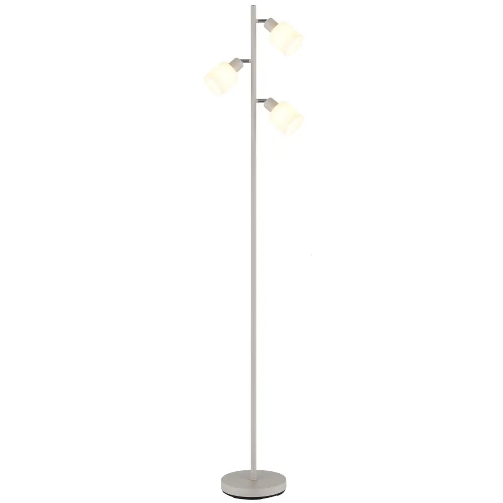 1. podna lampa Globo Trent 54114-3S siva
