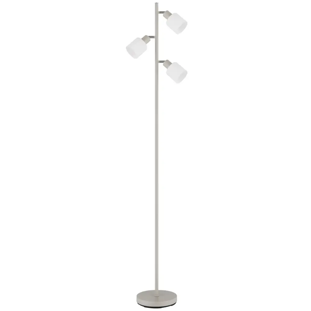 2. podna lampa Globo Trent 54114-3S siva