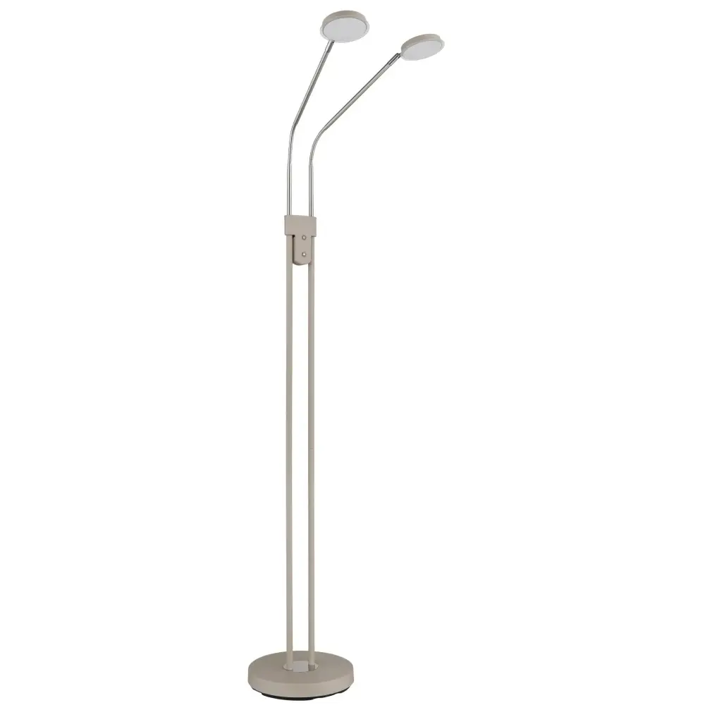 2. podna lampa Globo Silvio 58504-2SSA siva