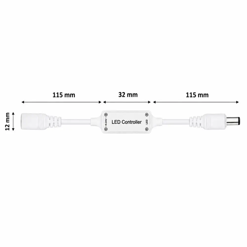 2. Kontroler za jednobojne LED trake 144W 12V Avide A12462