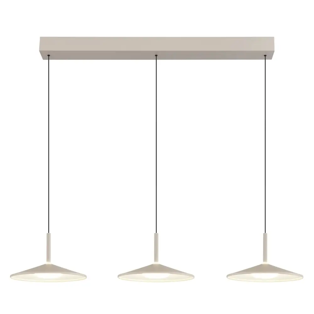 3. visilica Globo Lampone 15635SA-3H siva