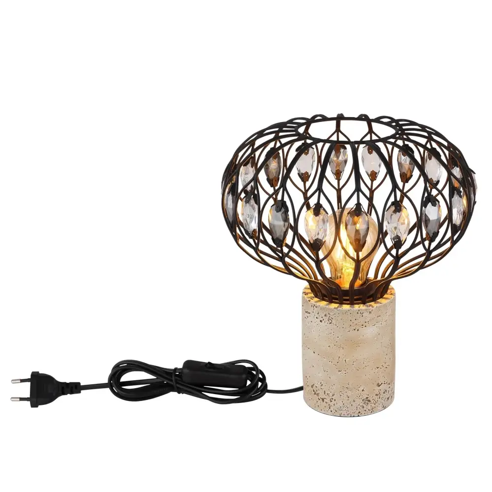 3. stona lampa Globo Dorthy 15778T siva