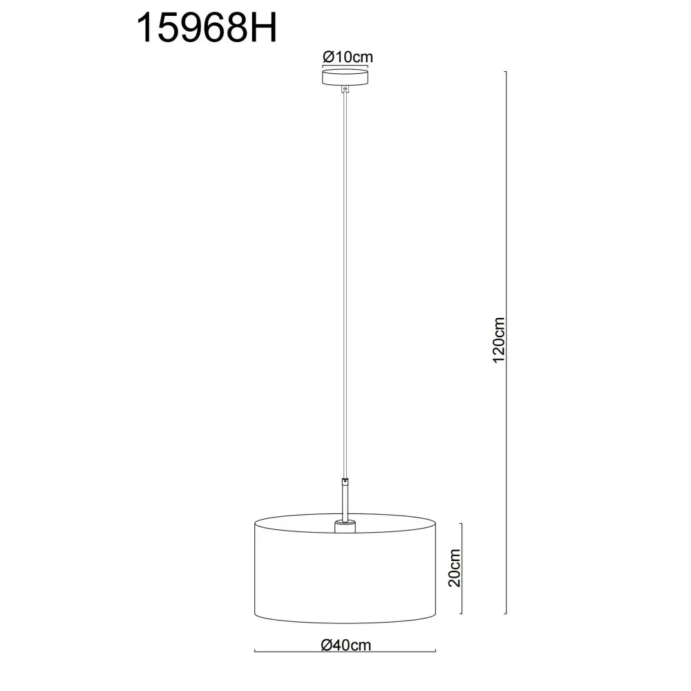 3. visilica Globo Deleon 15968H krem