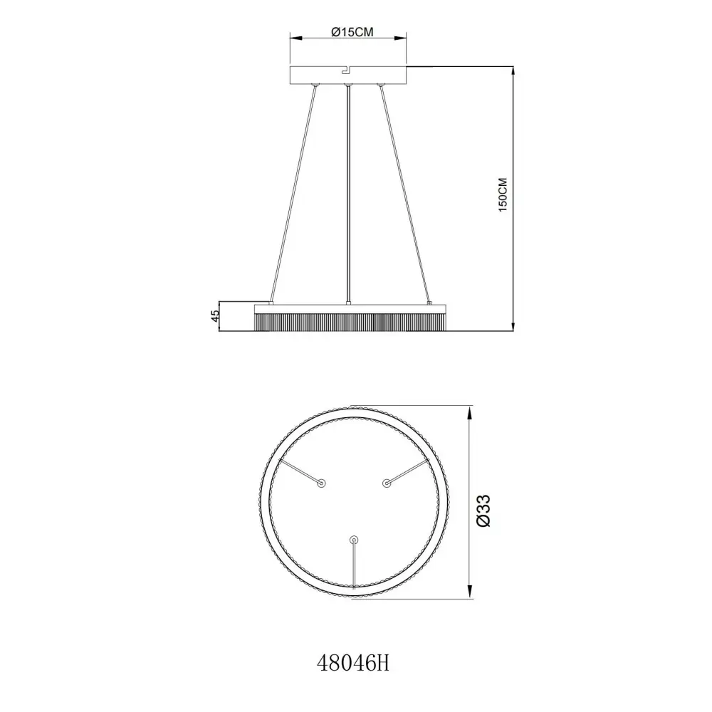 3. visilica Globo Marlenne 48046H pesak