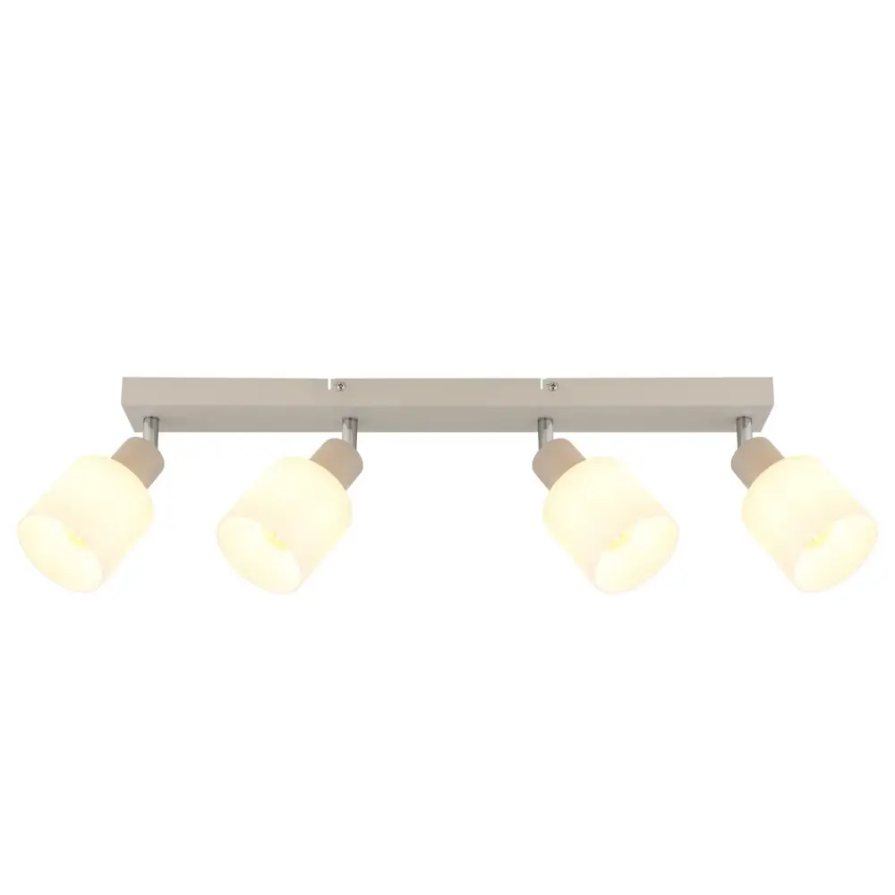 3. spot lampa Globo Trent 54114-4 siva