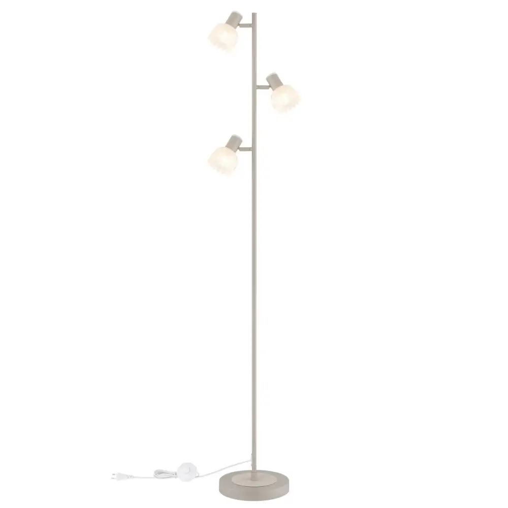 3. podna lampa Globo Planta 54317S siva