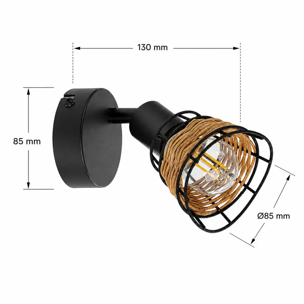 3. Spot lampa Globo Esra 81340108 crna