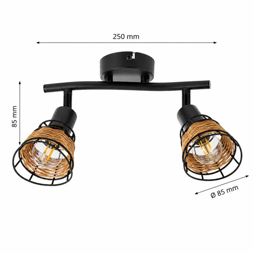 3. Spot lampa Globo Esra 81340208 crna