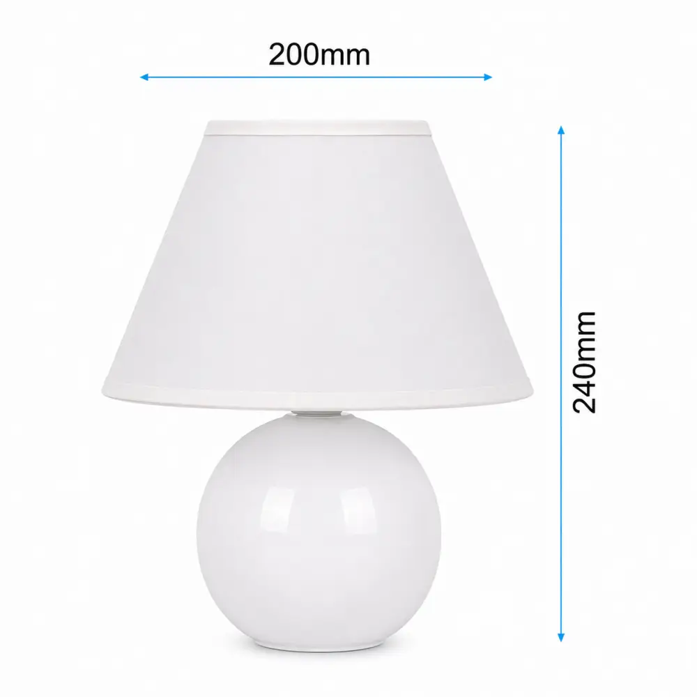 3. Stona lampa Mitea M1012 bela
