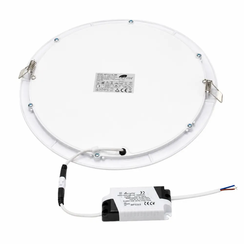 3. Ugradni LED panel okrugli 24W Mitea M24UO 3000K